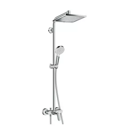 Hansgrohe Crometta 240 Komplet prysznicowy z deszczownicą Crometta E 240 1jet z baterią jednouchwytową - 689017_O1