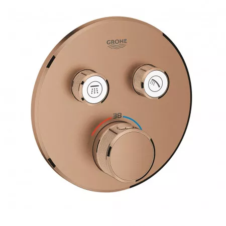 GROHE GROHTHERM SMARTCONTROL BATERIA TERMOSTATYCZNA DO OBSŁUGI DWÓCH WYJŚĆ WODY brushed warm sunset - 798222_O1