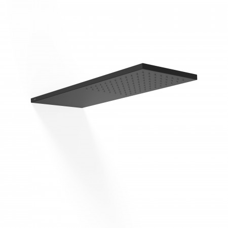 Tres Natrysk ścienny ze stali nierdzewnej 210x550 mm Matowa czerń - 825845_O1