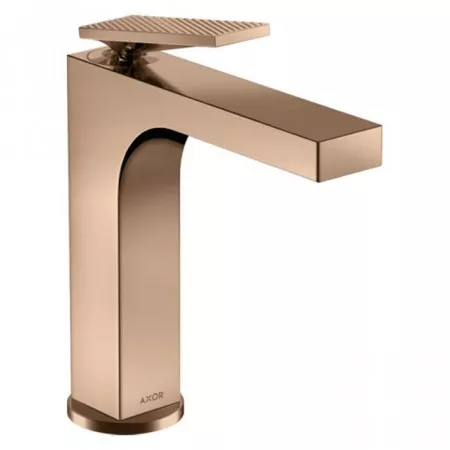 Axor Citterio Bateria umywalkowa 160 szlif diamentowy czerwone złoto - 858156_O1