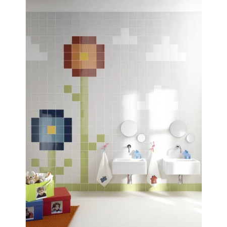 Marazzi SistemC Citta bianco 10x10- Płytka cerami.podst. szkliwiona nat.