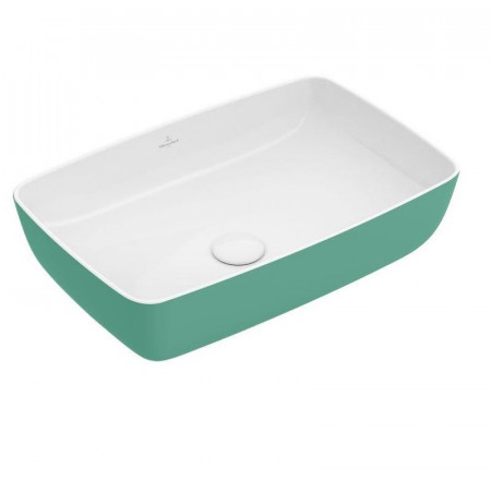 Villeroy & Boch Artis Umywalka stojąca na blacie 58 cm prostokątna, bez miejsca na armaturę, bez przelewu - 687983_O1
