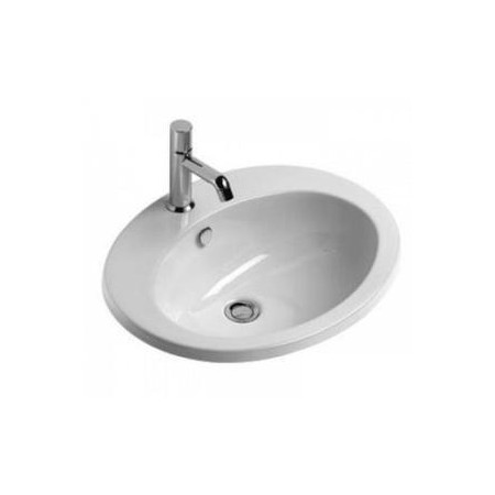 Catalano Incasso Umywalka wpuszczana w blat 61x51 biała 0725611001