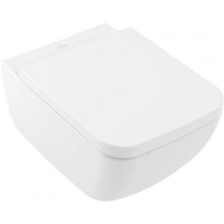 Villeroy & Boch Collaro Combi-Pack miska WC wisząca DirectFlush CeramicPlus z deską wolnoopadającą Weiss Alpin - 796930_O1