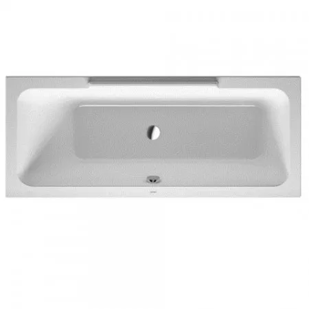 Duravit DuraStyle Wanna prostokątna, do zabudowy lub do obudowy meblowej, z 1 ukośnym oparciem, lewa, 170 cm biała