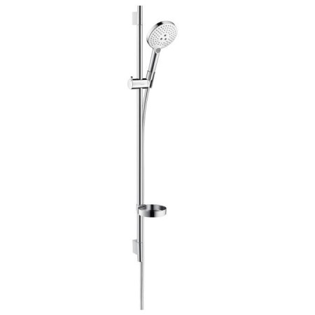 Hansgrohe Raindance Select S Zestaw prysznicowy 120 Unica’S Puro drążek 90 cm 3S biały/chrom