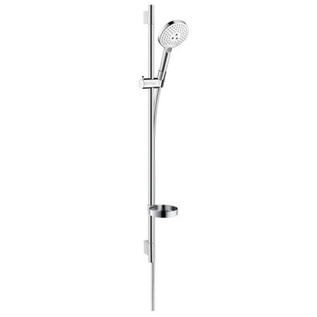 Hansgrohe Raindance Select S Zestaw prysznicowy 120 3S EcoSmart 9l/min Unica’S Puro 0,90 m biały/chrom
