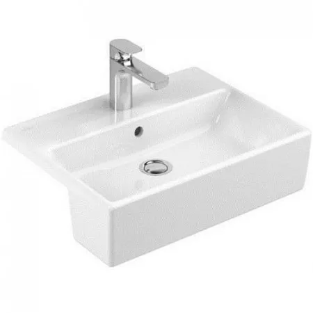 Villeroy & Boch Memento Umywalka półblatowa 550 x 425 mm Weiss Alpin