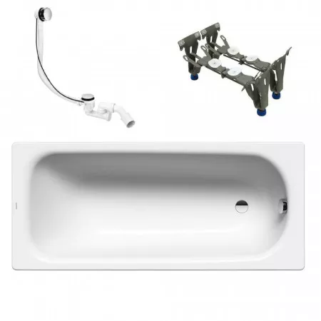 Kaldewei Saniform Plus Wanna 160 x 70 z nogami i syfonem McAlpine (111700010001 +581470020000 +HC31M-N1)