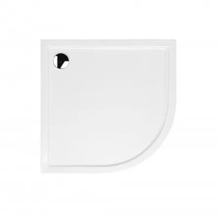 Huppe Xerano Brodzik półokrągły 80x80 niski promień 500 mm Biały