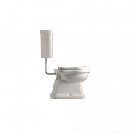 Kerasan Retro kompletny kompakt WC, miska stojąca odpływ poziom ze zbiornikiem dolnopłuk (101101 +757190 +1082 +751390 +109001)