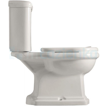 Kerasan Retro kompletny kompakt WC, miska odpływ pion + zbiornik + deska (101201 +108101 +750990 +109001)