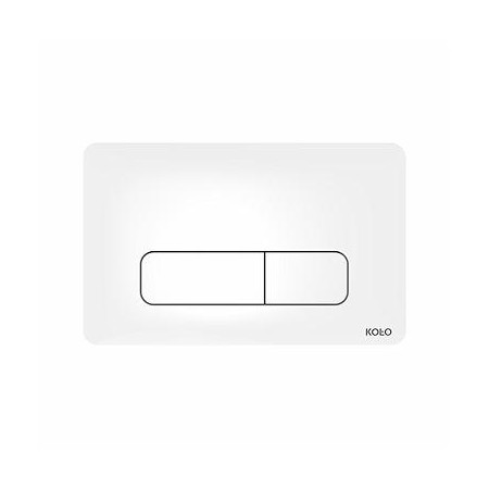Koło Nova Pro przycisk spłukujący biały