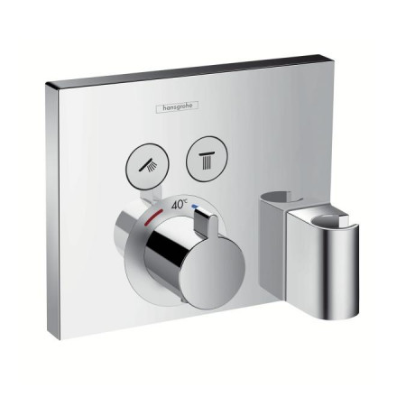 Hansgrohe ShowerSelect Bateria termostatyczna podtynkowa z Fixit i Porter chrom