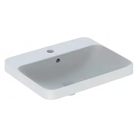 Geberit VariForm umywalka wpuszczana w blat prostokątna 55x45 z otworem na baterię - 880921_O1