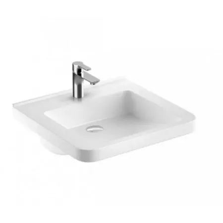 Geberit Selnova Comfort Square umywalka dla osób niepełnosprawnych 55x52,5 z otworem, bez przelewu - 880951_O1