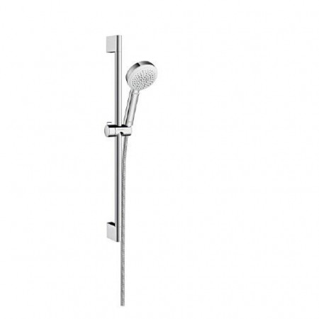 Hansgrohe Crometta 100 Zestaw prysznicowy Crometta 100 1jet 0,65 m biały/chrom
