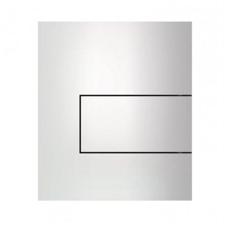 Tece Square przycisk spłukujący z metalu do pisuaru; biały