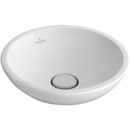 Villeroy & Boch Loop & Friends umywalka stojaca na blacie, 430 mm srednicy, Pergamon Ceramicplus - 357213_O1