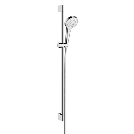 Hansgrohe Select Zestaw prysznicowy Croma Vario EcoSmart 9 l/min drążek 90 cm 3S biały/chrom