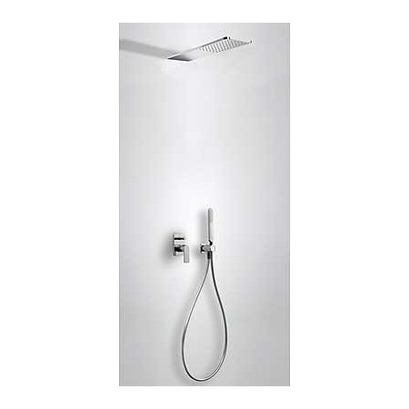 Tres Loft-Tres kompletny zestaw prysznicowy podtynkowy deszczownica 160x550 mm chrom