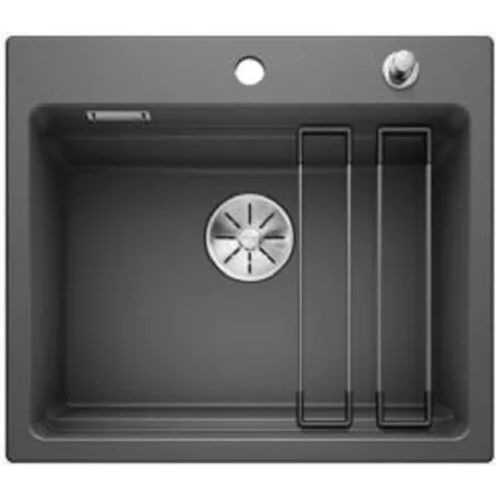 Blanco Etagon 6 zlewozmywak wbudowany Ceramika PuraPlus Bazaltowy, korek auto. InFino, szyny - 830931_O1