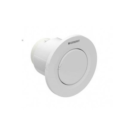 Geberit HyTouch pneumatyczny przycisk uruchamiający WC Typ 01, ręczny, podtynkowy, Sigma 8cm, pojedynczy, biały