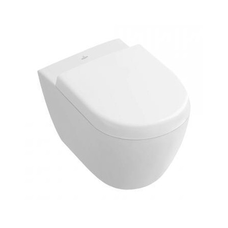 Villeroy & Boch Subway 2.0 miska WC stojąca lejowa bezrantowa, DirectFlush 370 x 560 mm Star White CeramicPlus - 579916_O1