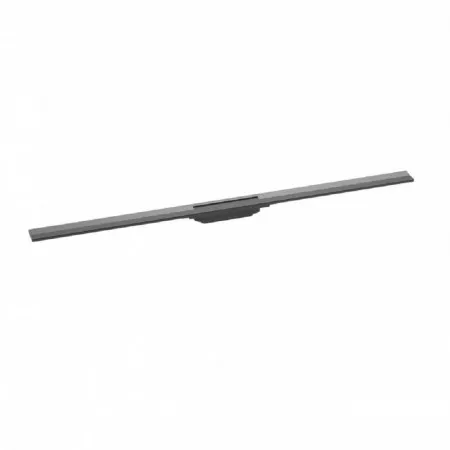 Hansgrohe RainDrain Flex el. zewn. odpływu 120 cm do przycięcia podłogowy czarny chrom szczotkowany - 828941_O1