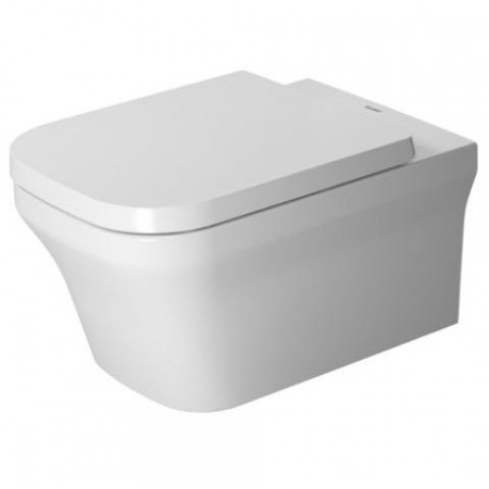 Duravit P3 Comforts Miska WC wisząca Duravit Rimless bez rantu spłukującego, lejowa, 38x57, HygieneGlaze, biała