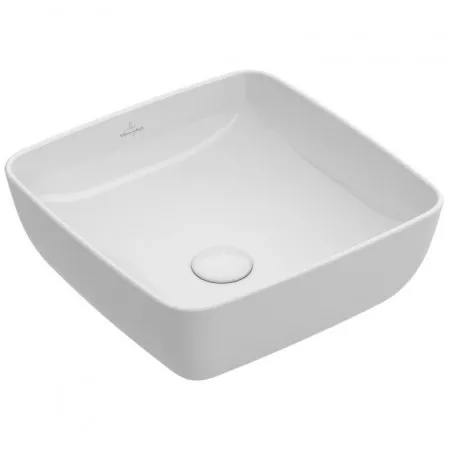 Villeroy & Boch Artis Umywalka stojąca na blacie bez przel. 410 x 410 mm Weiss Alpin