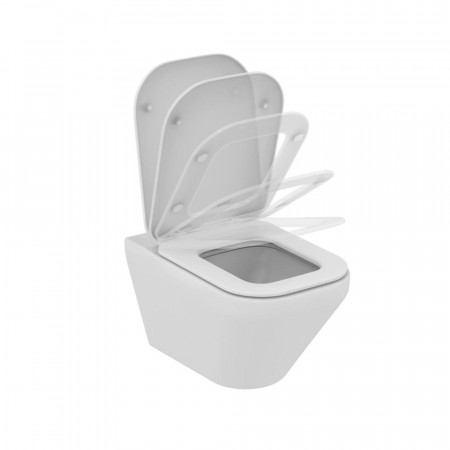Ideal Standard Tonic II miska WC wisząca AquaBlade z deską sedesową wolnoopadającą biały