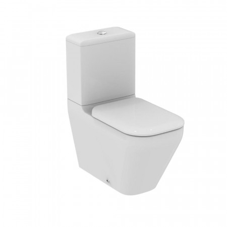 Ideal Standard Tonic II miska WC kompaktowa AquaBlade z deską sedesową biały