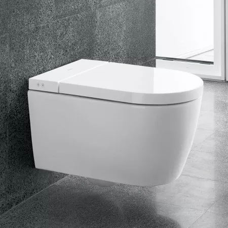 Duravit Starck F Plus Wc wiszący z funkcją higieny intymnej Biały - 793316_O1