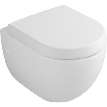 Villeroy & Boch Subway miska WC wisząca krótka, 355x480 mm, Pergamon Ceramicplus - 12551_O1