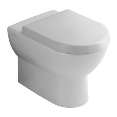 Villeroy & Boch Subway miska WC stojąca lejowa, 370 x 560 mm, odplyw poziomy, do montazu blisko sciany, Star White Ceramicplus - 12557_O1