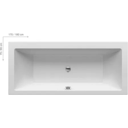 Ravak wanna FORMY 01 170x75 biała