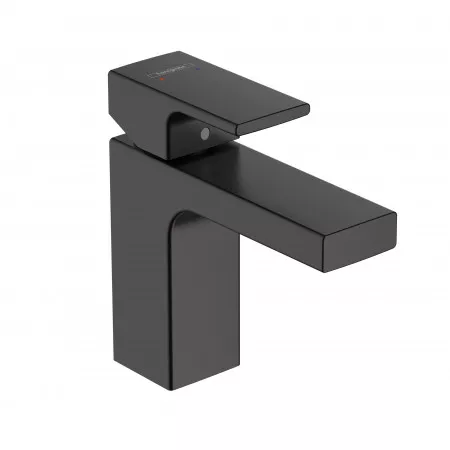 Hansgrohe Vernis Shape Bateria umywalkowa M, z kpl. odpływowym czarny matowy - 827347_O1