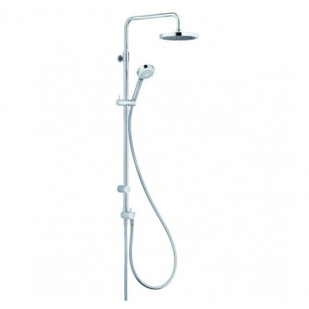 Kludi Logo Dual Shower Zestaw prysznicowy na drążku 98-129 cm Chrom
