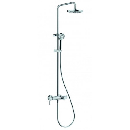Kludi Logo Zestaw prysznicowy Dual Shower System z deszczownicą i wylewką chrom