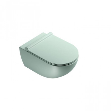 Catalano Sfera miska WC wisząca bezrantowa NewFlush 35x54 +śruby mocujące (5KFST00) zielony mat