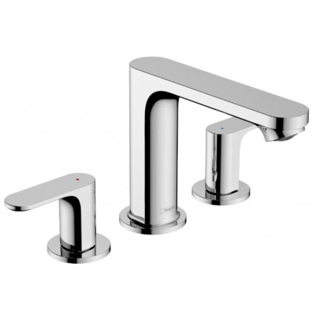 Hansgrohe Rebris S 3-otworowa bateria umywalkowa 110 z kompletem odpływowym Chrom - 858843_O1