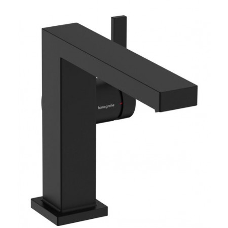 Hansgrohe Tecturis E Jednouchwytowa bateria umywalkowa 110 Fine, CoolStart z kompletem odpływowym Push-Open Czarny Matowy - 896207_O1
