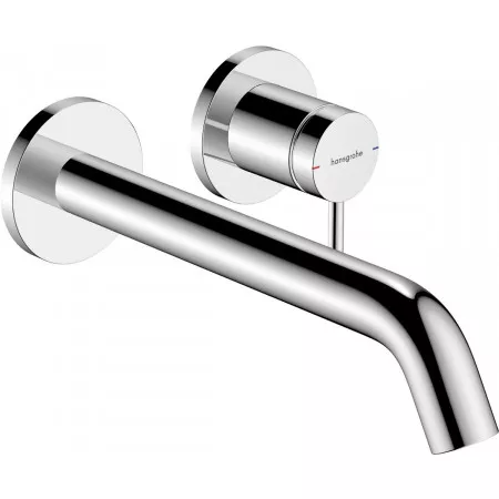 Hansgrohe Tecturis S Jednouchwytowa bateria umywalkowa ścienna, podtynkowa z wylewką 22,5 cm Chrom - 896317_O1