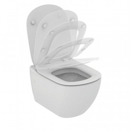 Ideal Standard Tesi miska WC wisząca z ukrytymi mocowaniami AquaBlade 53.5x36.5cm biała