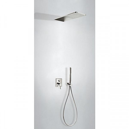 Tres Mono-Term kompletny zestaw prysznicowy podtynkowy deszczownica 160x550 mm stalowy