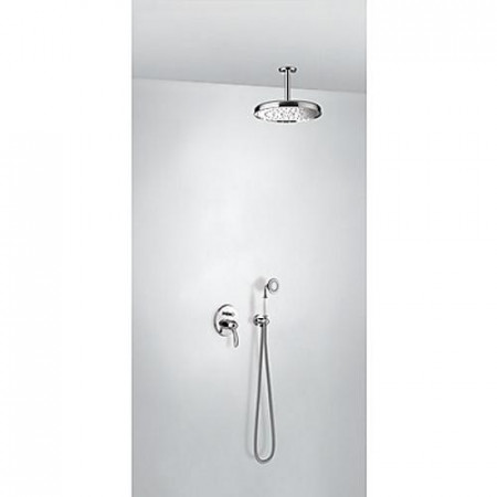 Tres Clasic kompletny zestaw prysznicowy podtynkowy 2-drożny deszczownica śr. 310 mm chrom