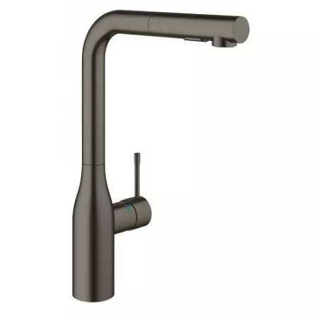 Grohe Essence bateria kuchenna zlewozmywakowa z w/w brushed hard graphite