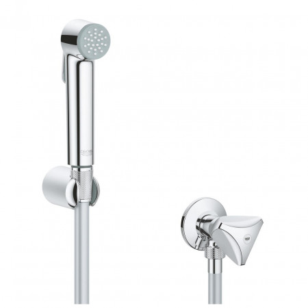 Grohe Trigger Spray zestaw słuchawka bidetta bidetka z uchwytem i zaworem kątowym chrom