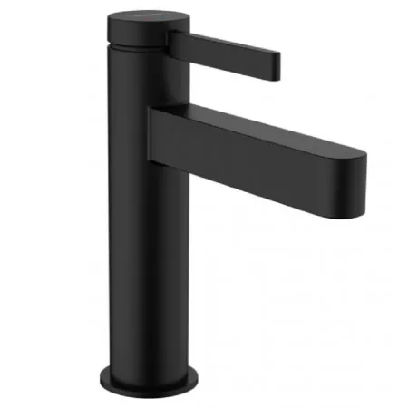 Hansgrohe Finoris bateria umywalkowa 110 CoolStart z korkiem Push-Open czarny matowy - 829130_O1